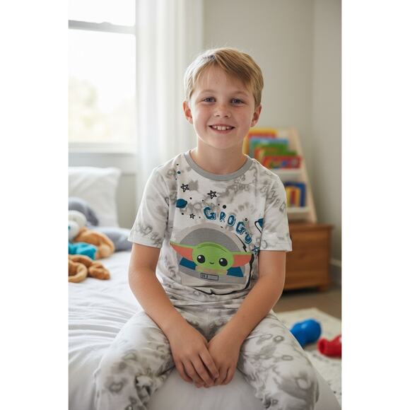 Star Wars (“Baby Yoda”) Tie-Dye Pajama Set Size 5T - Picture 1 of 9